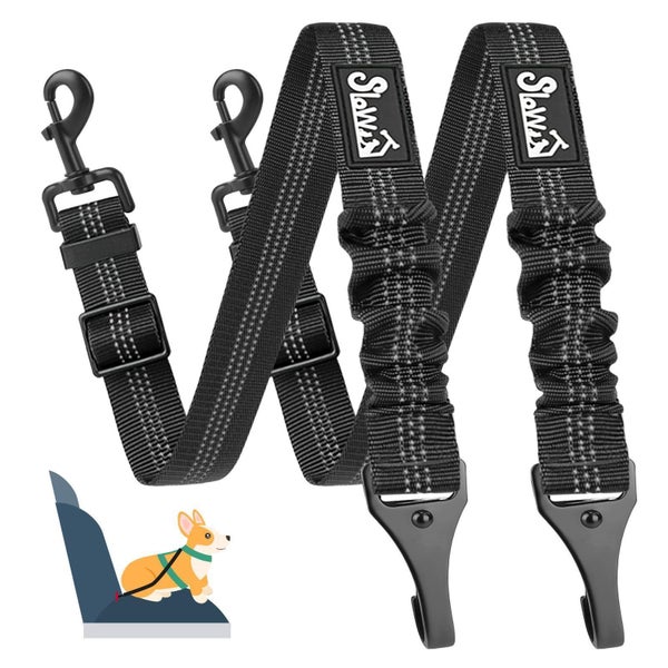 Hundesicherheitsgurt verstellbar 53 A.Schwarz 2Pcs-Sicherhei 1 St