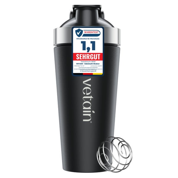VETAIN Edelstahl Shaker 700ml - Auslaufsicher - BPA frei 1 St