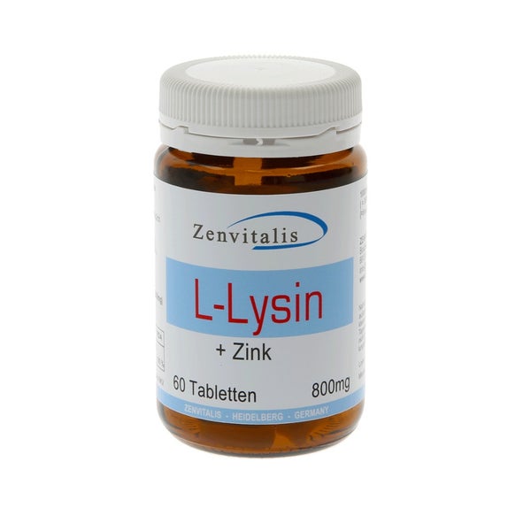Zenvitalis L-Lysin + Zink 60 St