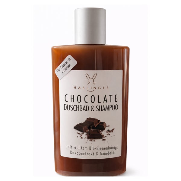 Haslinger Shampoo & Duschbad 2 in 1 Chocolade mit Bio-Bienenhonig 200 ml