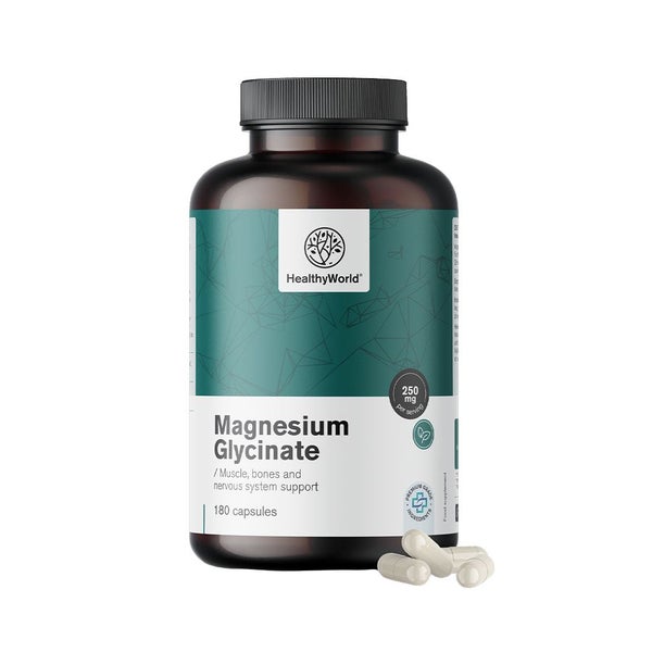 HealthyWorld Magnesiumglycinaat 250 mg 180 St