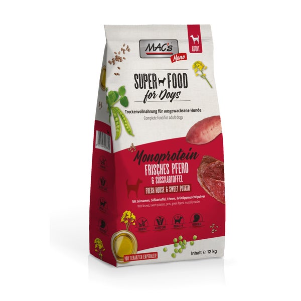 MAC's DOG - Monoprotein Pferd 12 kg