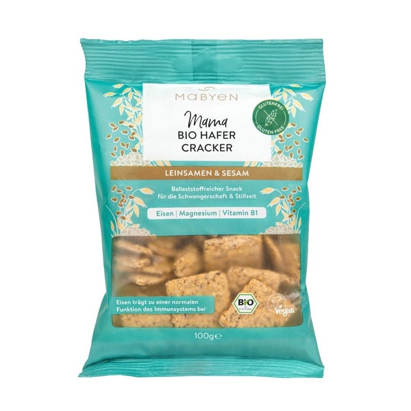 MABYEN Mama Bio Hafer Cracker Natur 5 St