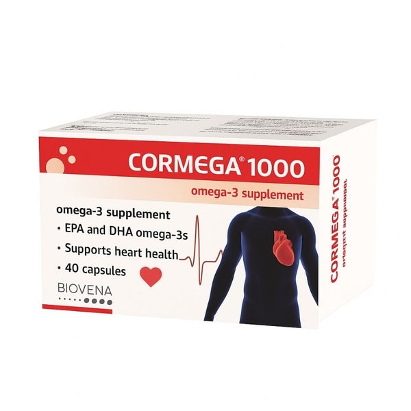 Biovena Health Cormega 1000 – Omega-3 Fischölkapseln 40 St