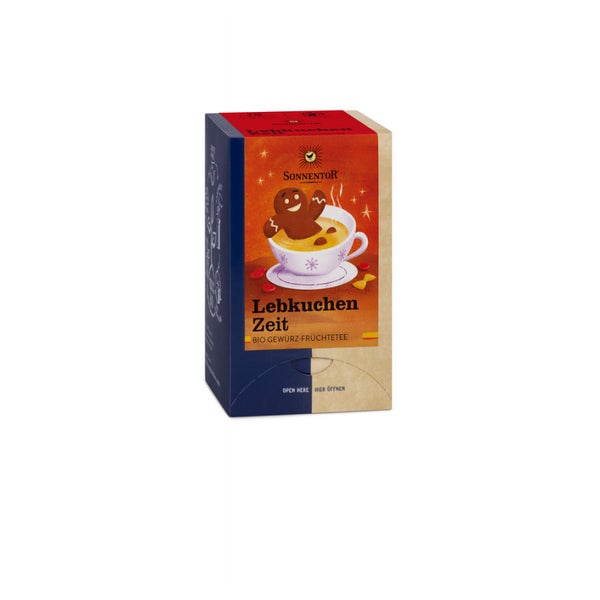 Sonnentor Lebkuchen Zeit Gewürz-früchtetee Bio 18 St