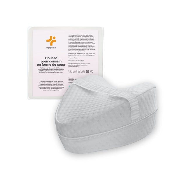 INPHYSIO Bezug für ergonomisches Herzkissen – waschbar mit 1 St