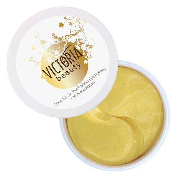 Victoria Beauty - Kollagen Augenpads gegen Augenringe mit 24K Gold, Kollagenaugenmaske 1 St