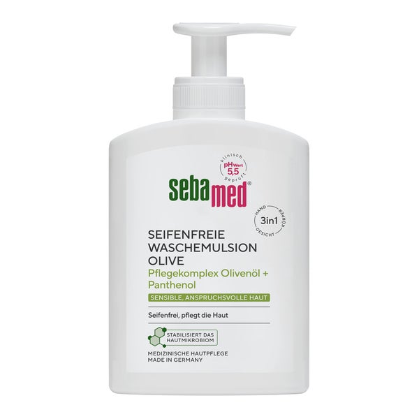 Sebamed seifenfreie Waschemulsion Olive mit Spender 200 ml