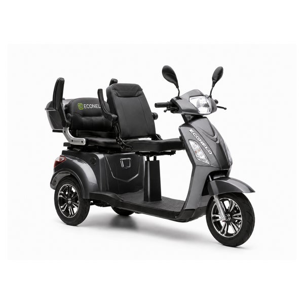 E-Seniorenmobil Billy 2.0, Blei-Akku, 3-Rad, 1000 Watt, Grau 1 St