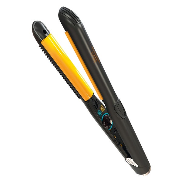 ITALIAN DESIGN ELEKTROGERÄTE Gold Styler Volume Rundes Haarglätteisen