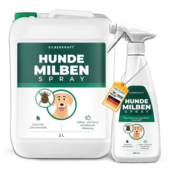 Silberkraft Milbenspray Hunde 2 Liter + 500 ml 2500 ml
