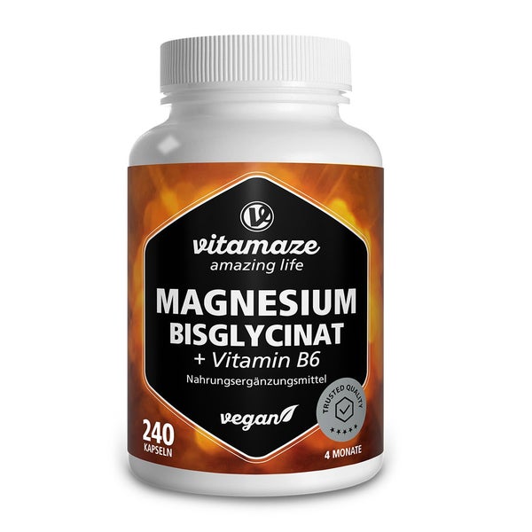 Vitamaze Magnesium Bisglycinat + Vitamin B6 240 St