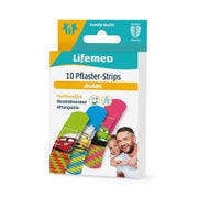 Lifemed Pflaster-Strips 6 cm x 1,7 cm farbig "Autos" 10 Stück, 6 Pack 60 St