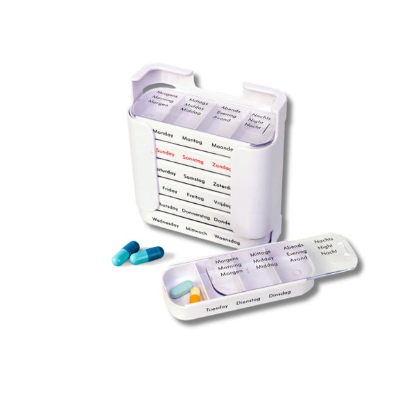 Tablettendispenser 7 Tage – Medikamentenbox für die Woche 1 St