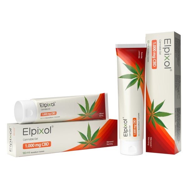 Elpixol® Cannabis Gel mit 1.000 mg CBD – Wärmesalbe 240 ml