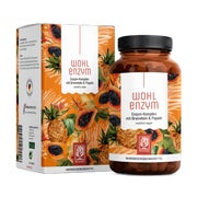 Enzym-Komplex mit Bromelain & Papain - WOHLENZYM - 600 vegane Kapseln - NATURTREU® 5 x 120 St