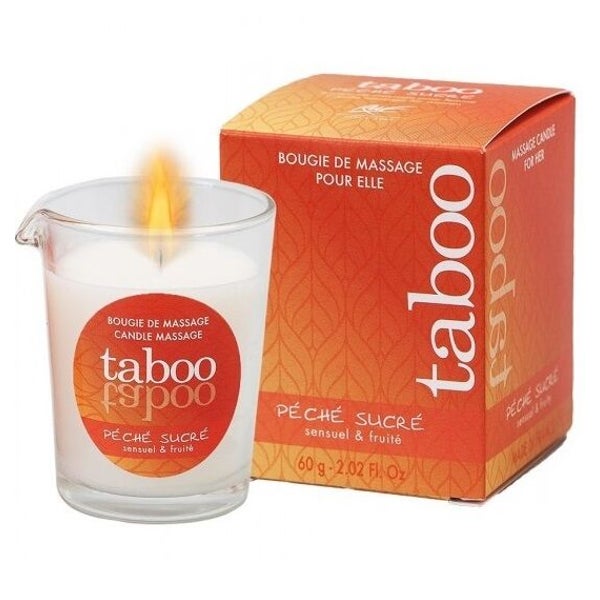 Ruf - Taboo-Massagekerze Nektarinen-Aroma 60 g