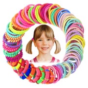 100 Haargummis Mädchen Set bunt elastisch Haarschmuck Baby M 1 St