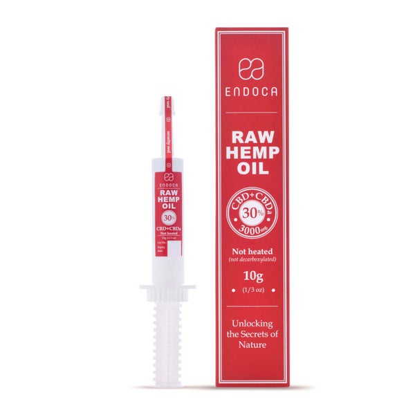 RAW Golden Hanföl 3000 mg CBD+CBDa (30%), 10 g Dosierspritze 10 mg