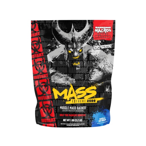 Mutant Mass EXTREME 2500 - Vanilla Ice Cream 1 kg
