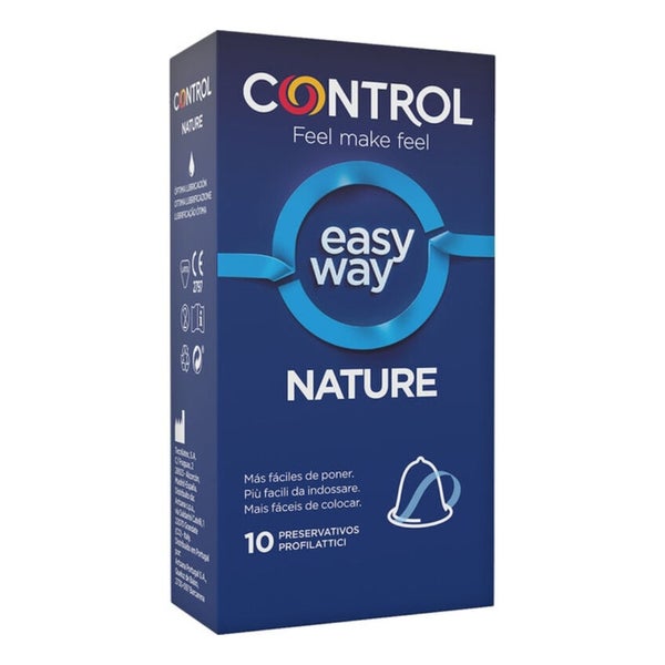Nature Easy Way – 10 befeuchtete Kondome mit Applikator (10 Kondome) 10 St