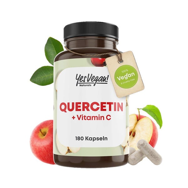 Quercetin 500 mg hochdosiert, mit Vitamin C Komplex 180 St 1 x 180 St