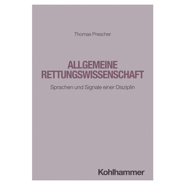 Allgemeine Rettungswissenschaft 1 St