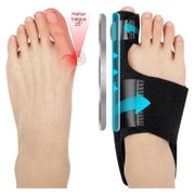 Hallux Valgus Korrektur Schiene 2x Zehenspreizer Rutschfeste 1 St