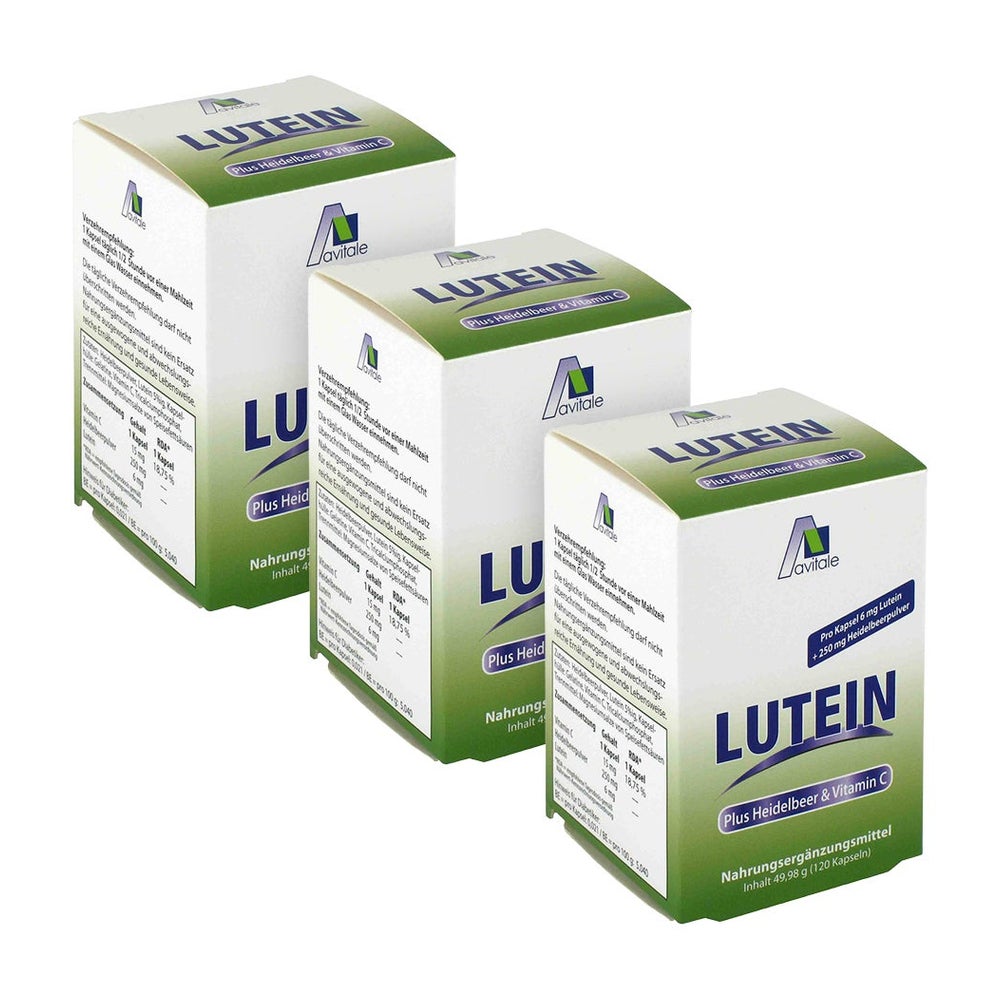 Avitale® Lutein Dreierpack 3X120 St
