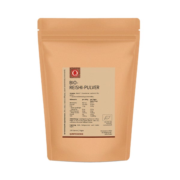 Quintessence Reishi-Pulver in Bioqualität - vegan - 100 g