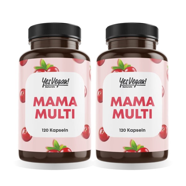 Mama Multi Schwangerschaftsvitamine mit Folsäure & Eisen 120 St