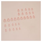 Press On Nails Kurz Almond 24 Mandelnagel – leuchtend 1 St
