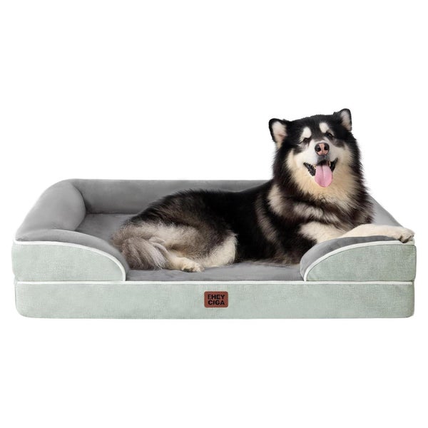 Hundebett orthopädisches XXL L 132 x B 104 x H 20 cm Gräulic 1 St