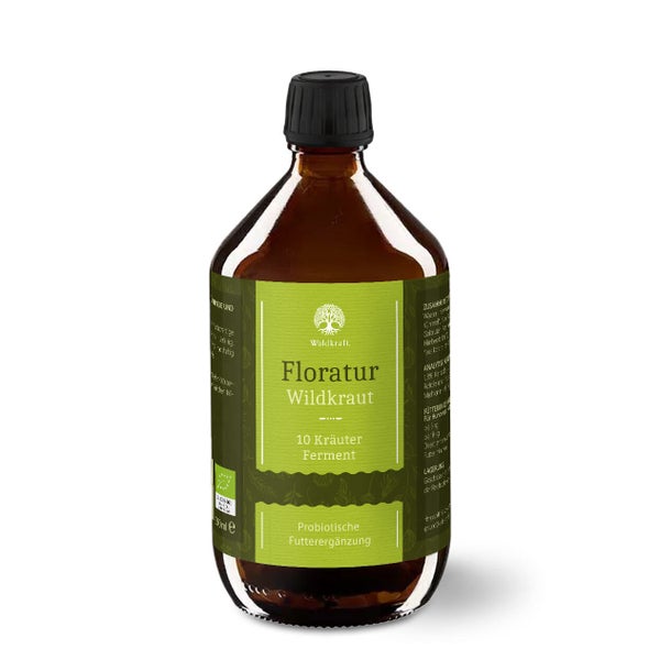 BIO Floratur Wildkraut - 10 Kräuter Ferment - 510ml 0.51 l