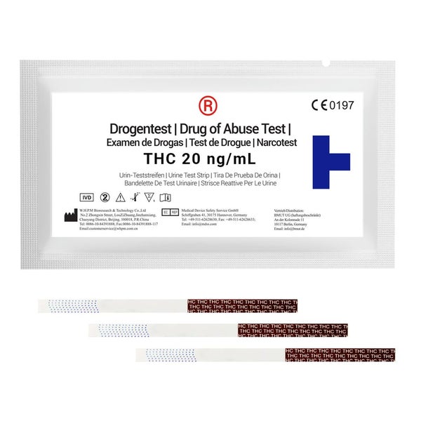BMUT THC – Drogentest Teststreifen Urin | 20ng/mL 10 St