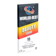 «Beauty Form» größere Kondome mit geformtem Ende (10 Kondome) 10 St