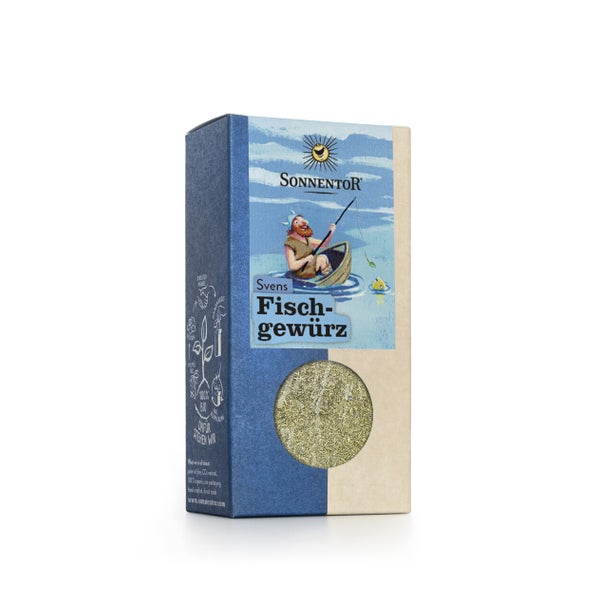 Svens Fischgewürz gemahlen bio 35 g – Bio-Gewürzmischung für Fischgerichte