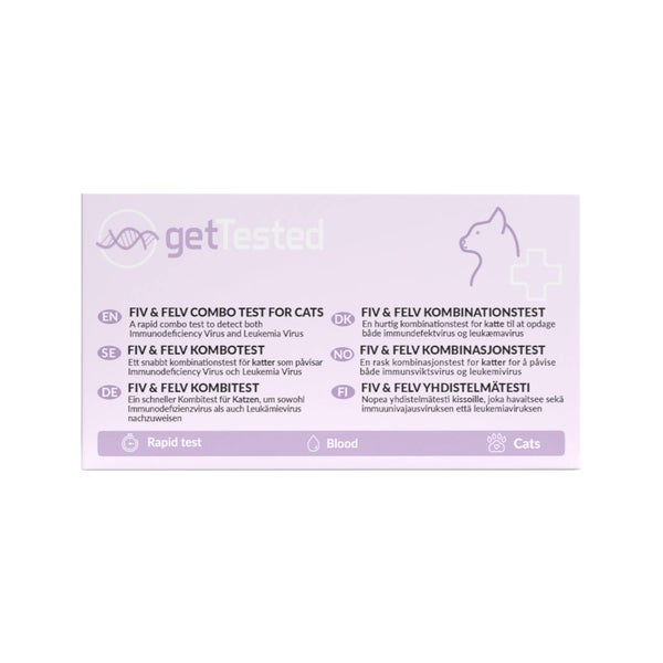 GetTested FIV & FeLV Kombitest  für Katzen 1 St