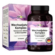 HERBIOS Wechseljahre-Komplex Yamswurzel, Rotklee & 
Mönchspfeffer 120 Kapseln 120 St