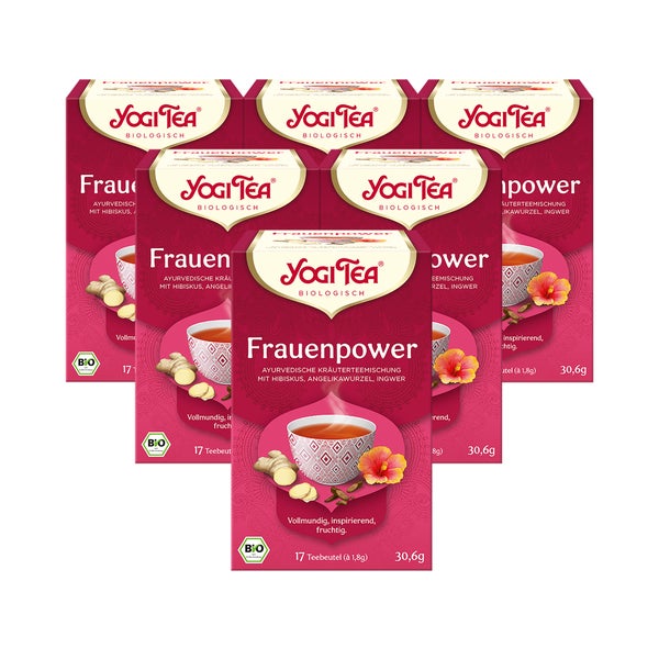 Yogi Tea - Frauenpower Bio Kräutertee | 6 x 30,6g 6x17 St