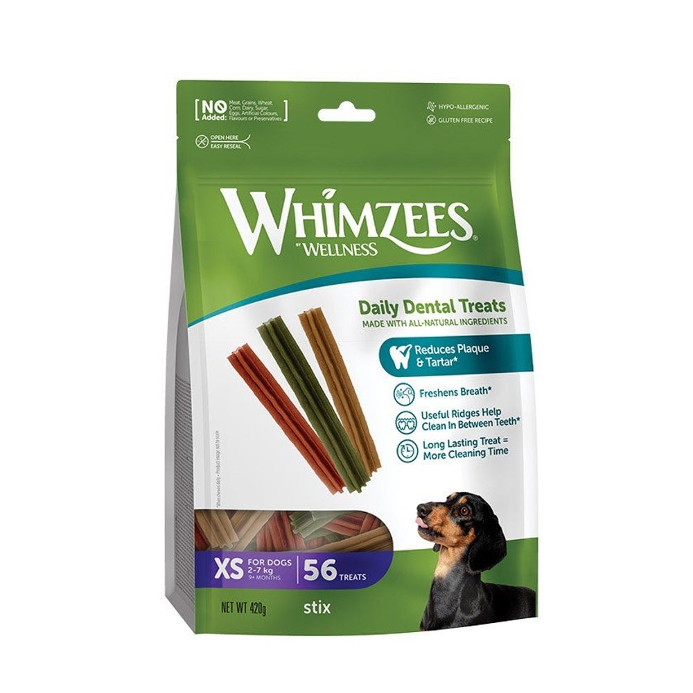 WHIMZEES Stix XS Dentalsticks 56 Stk 0,36 kg