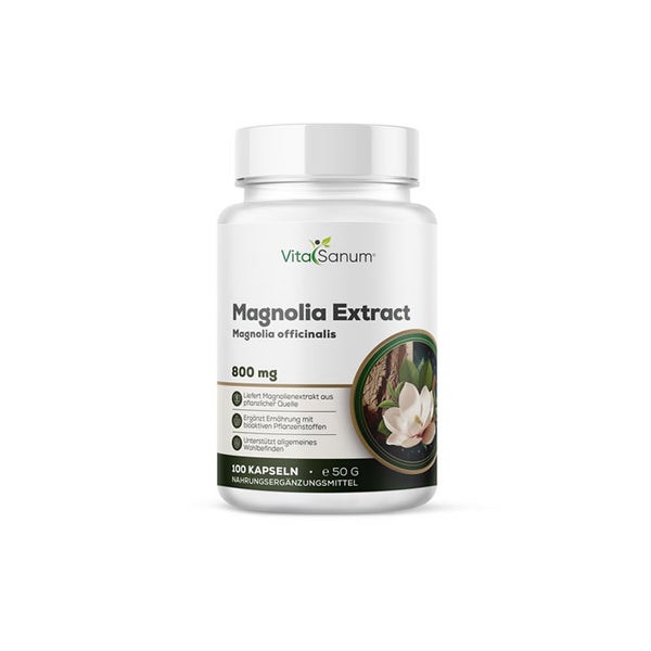 VitaSanum®- Magnolie (Magnolia officinalis) 800 mg 100 Kapse  St
