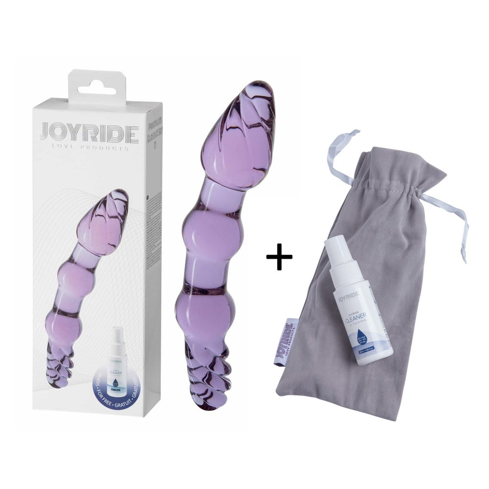 JOYRIDE - GlassiX Set - Hand gefertigter Glas-Dildo