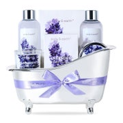 Wellness Set 7tlg Lavendel Badeset Geschenkbox Muttertag Lav 1 St