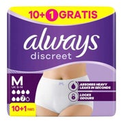 Multipack 5x Always Discreet Inkontinenz-Höschen Für Frauen, M, 11 Stück 1 St