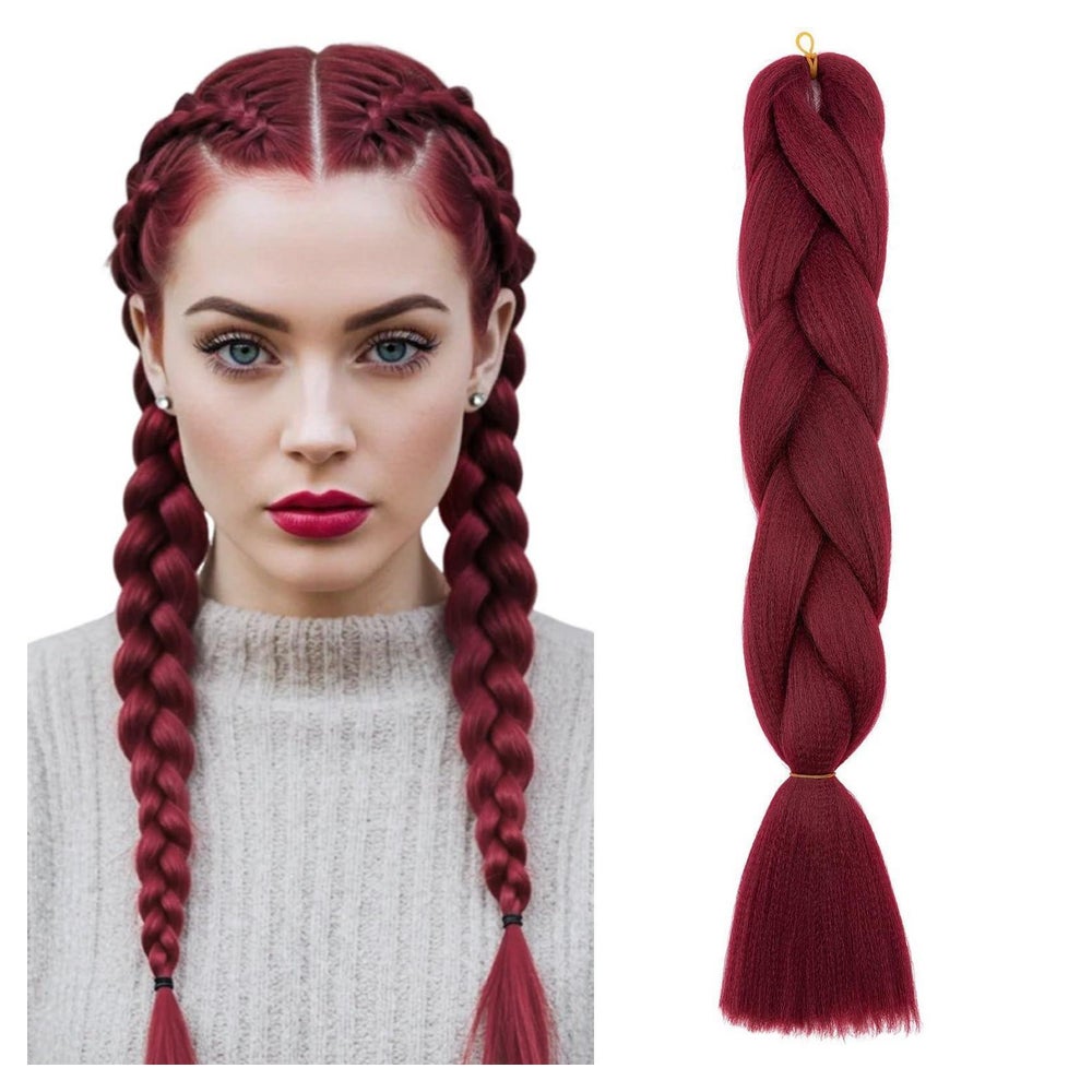 Haarverlängerung Braids Regenbogen Jumbo 60 CM (Pack of 1) W 1 St