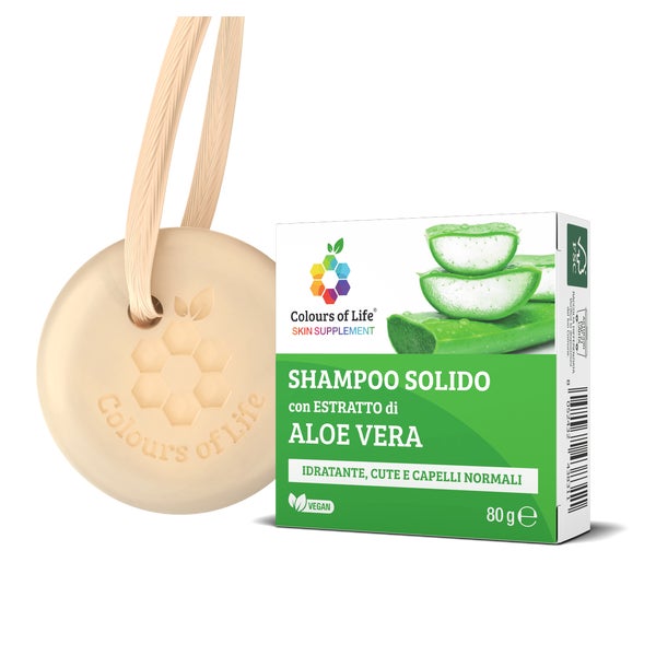Colours Of Life Festes Shampoo mit Aloe Vera-Extrakt 80 g
