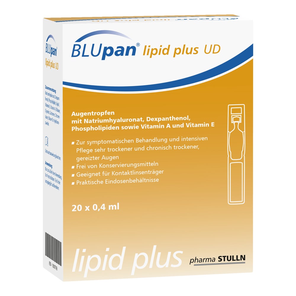 Blupan Lipid Plus Ud Augentropfen 20X0,4 ml