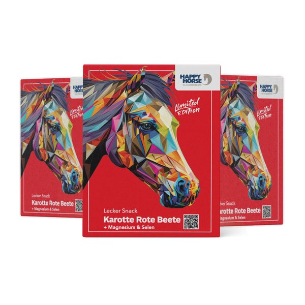 Happy Horse Lecker Snack Karotte Rote Beete 4 x 800 g 3,20 kg
