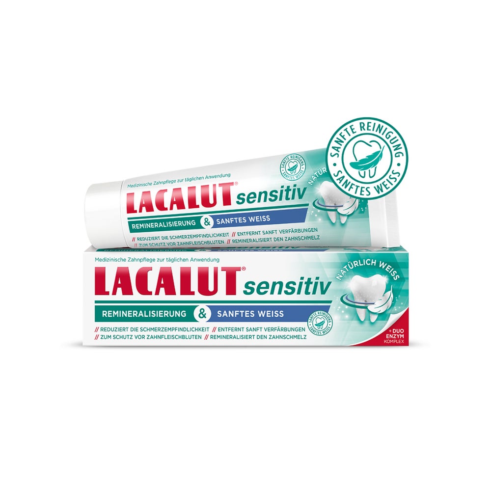 Lacalut sensitiv Remineralisierung & sanftes Weiss 75 ml